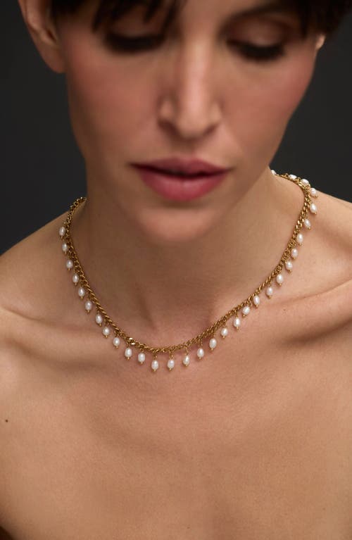 St. Moran Vicentina Freshwater Pearl Necklace In White