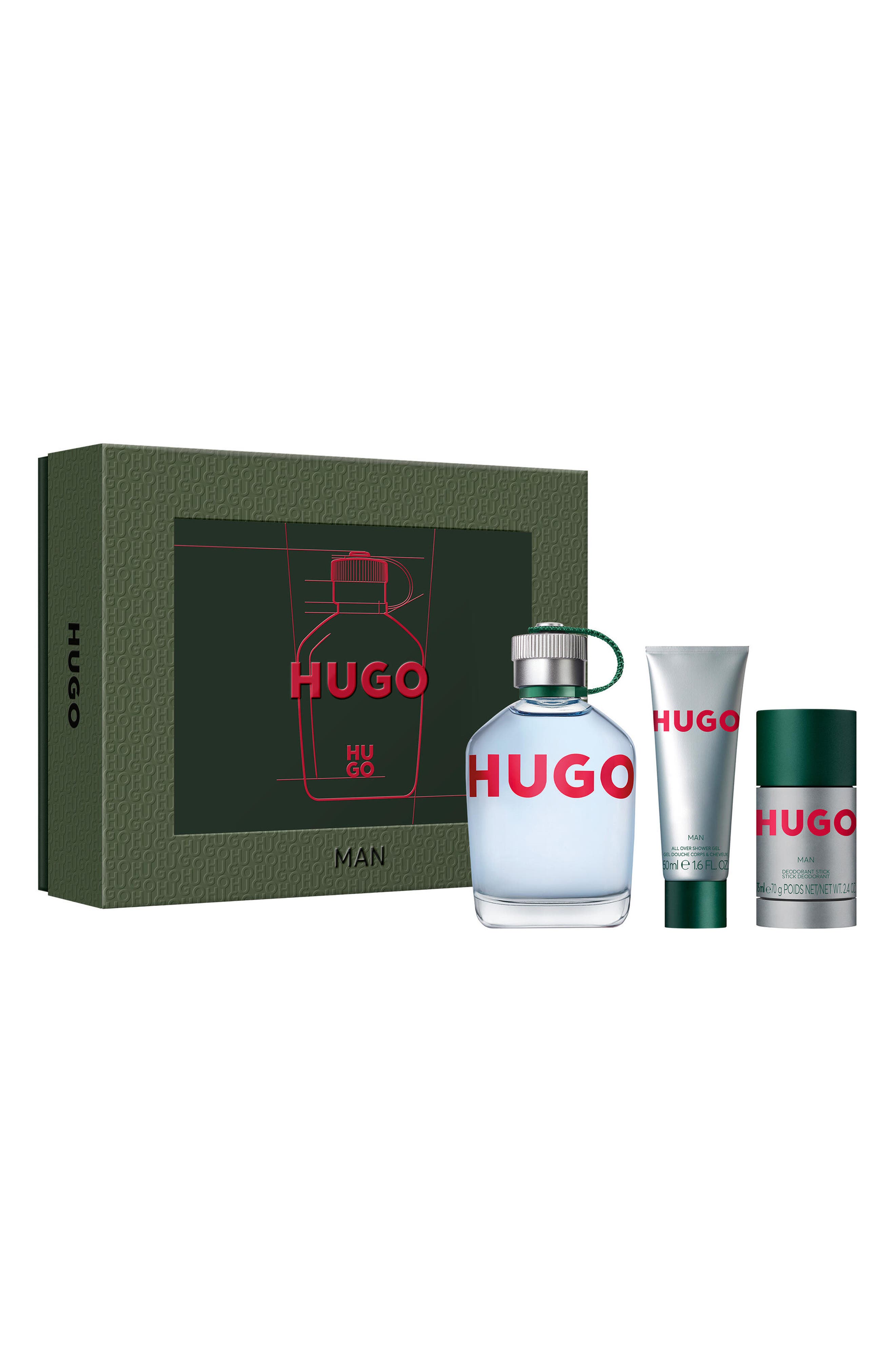 HUGO MAN Eau de Toilette 3-Piece Set