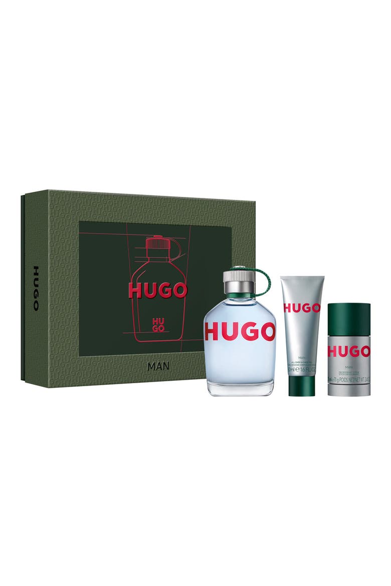 HUGO MAN Eau de Toilette 3-Piece Set, Main, color, NO COLOR