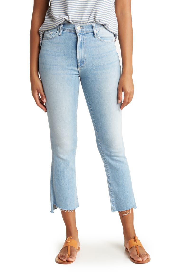 The Insider High Waist Crop Step Fray Jeans, Main, color, CRAFTY SIDE
