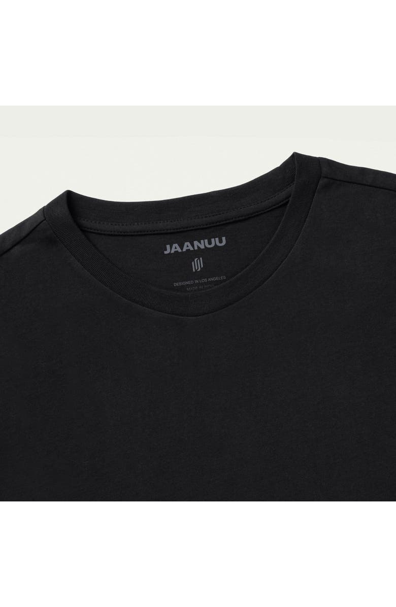 JAANUU Regen Men's Organic Cotton Underscrub, Alternate, color, Black