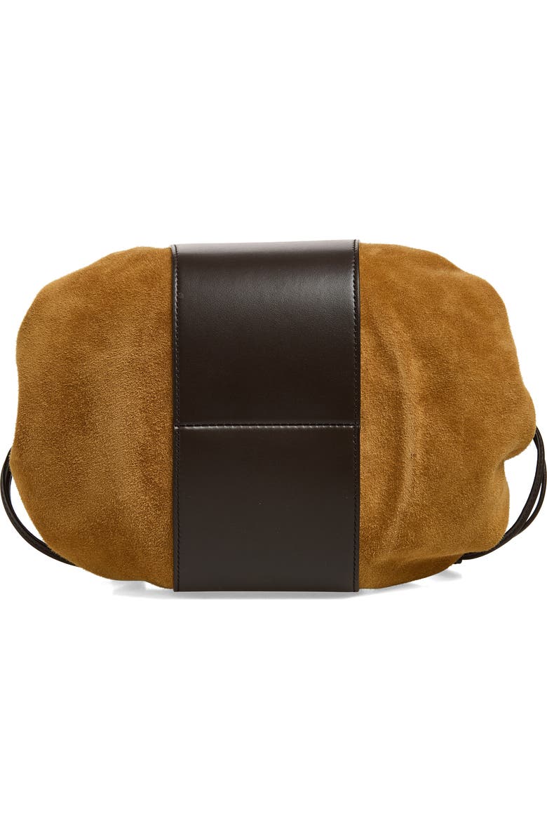 FERRAGAMO Gancio Leather Top Handle Bag, Alternate, color, Naturale 6 Testa Di Moro