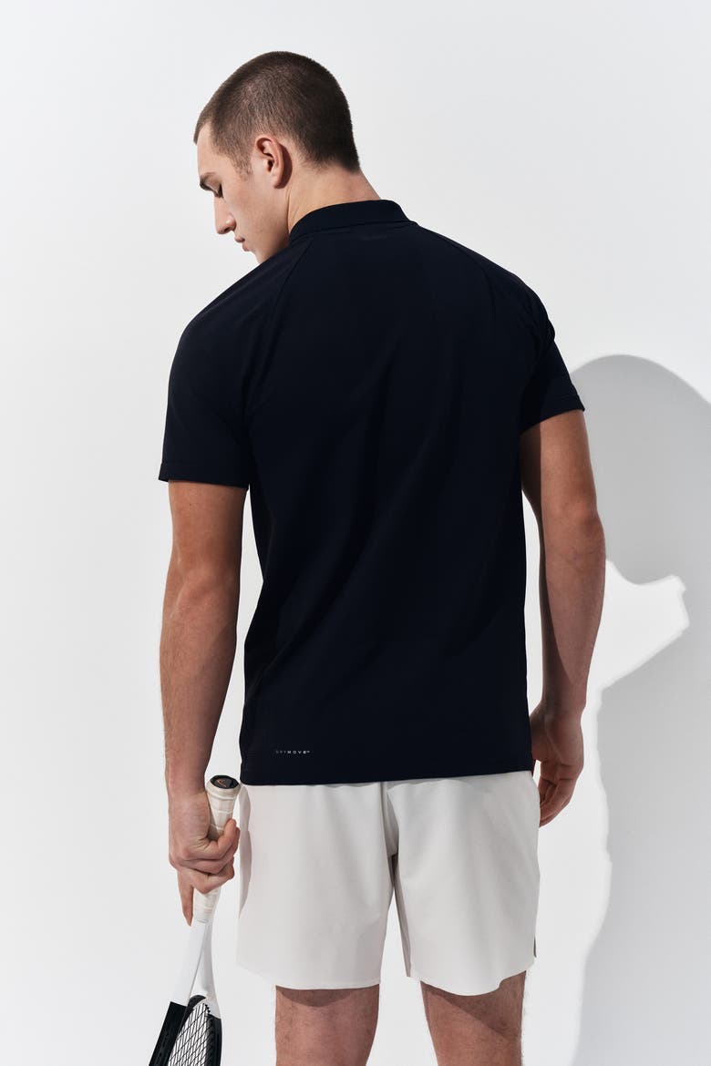 Regular Fit Tennis T-shirt With Drymove, Alternate, color, Navy blue