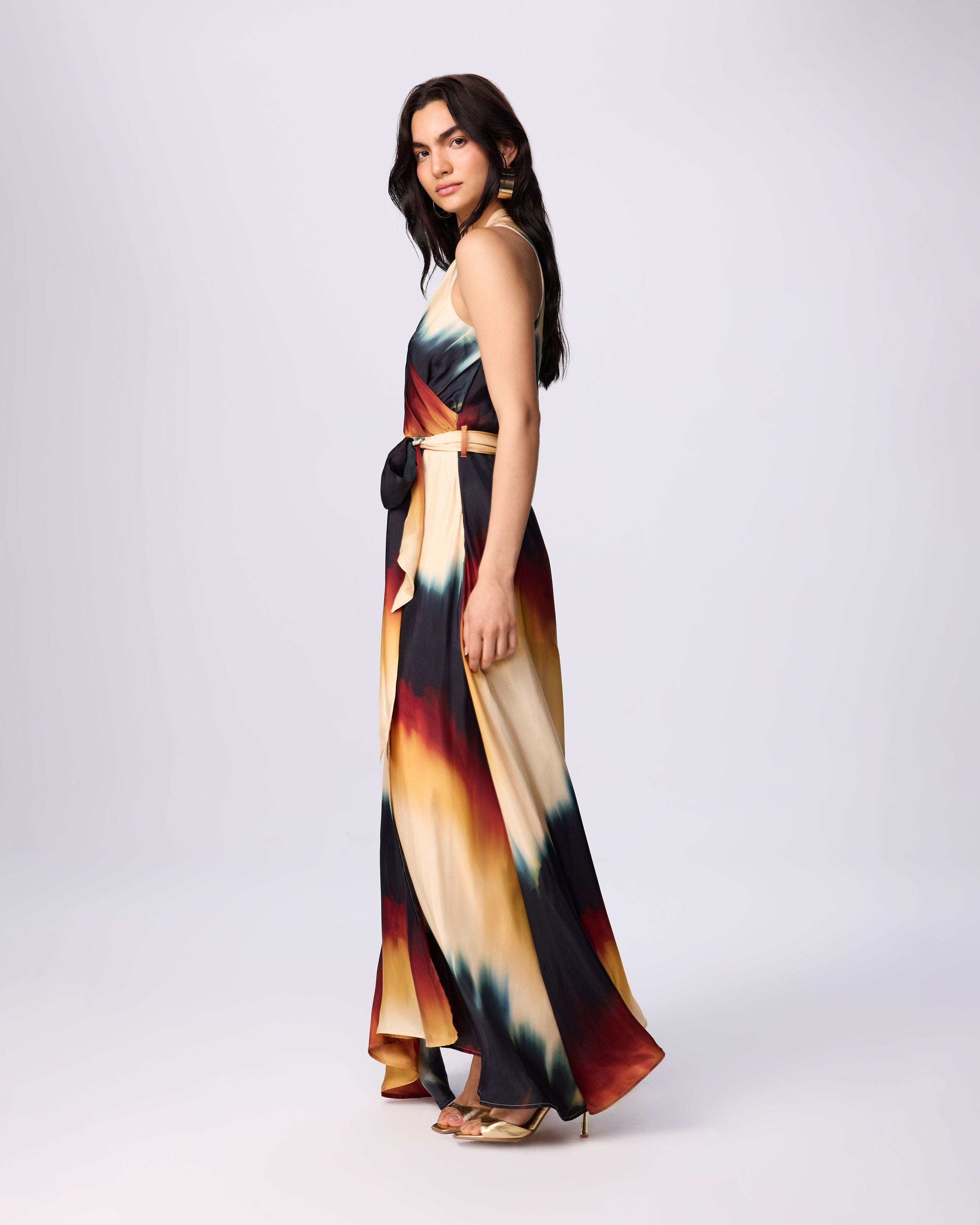 THEO The Label Klotho Print Maxi Dress (Women) | Nordstrom