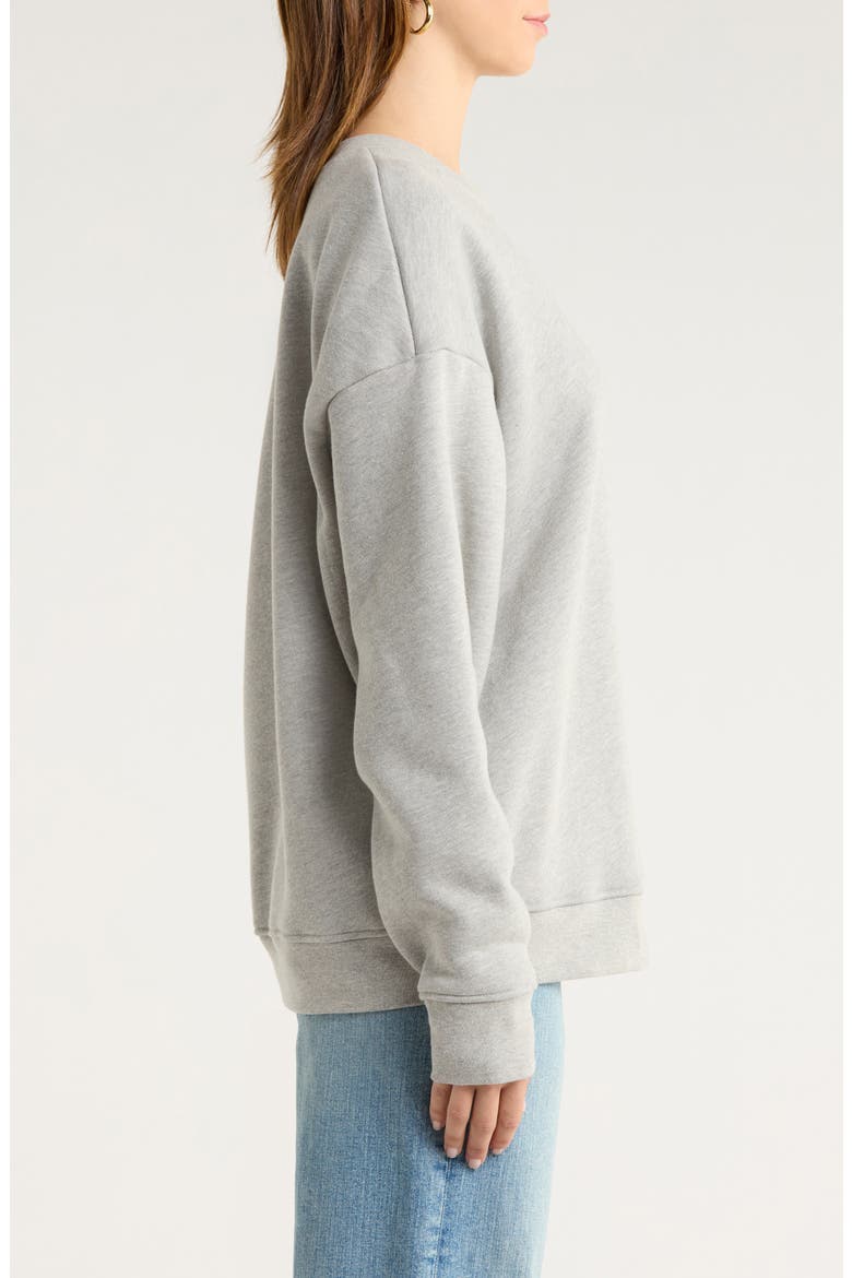 x 'Nobody Wants This' Crewneck Sweatshirt, Alternate, color, HEATHER GREY