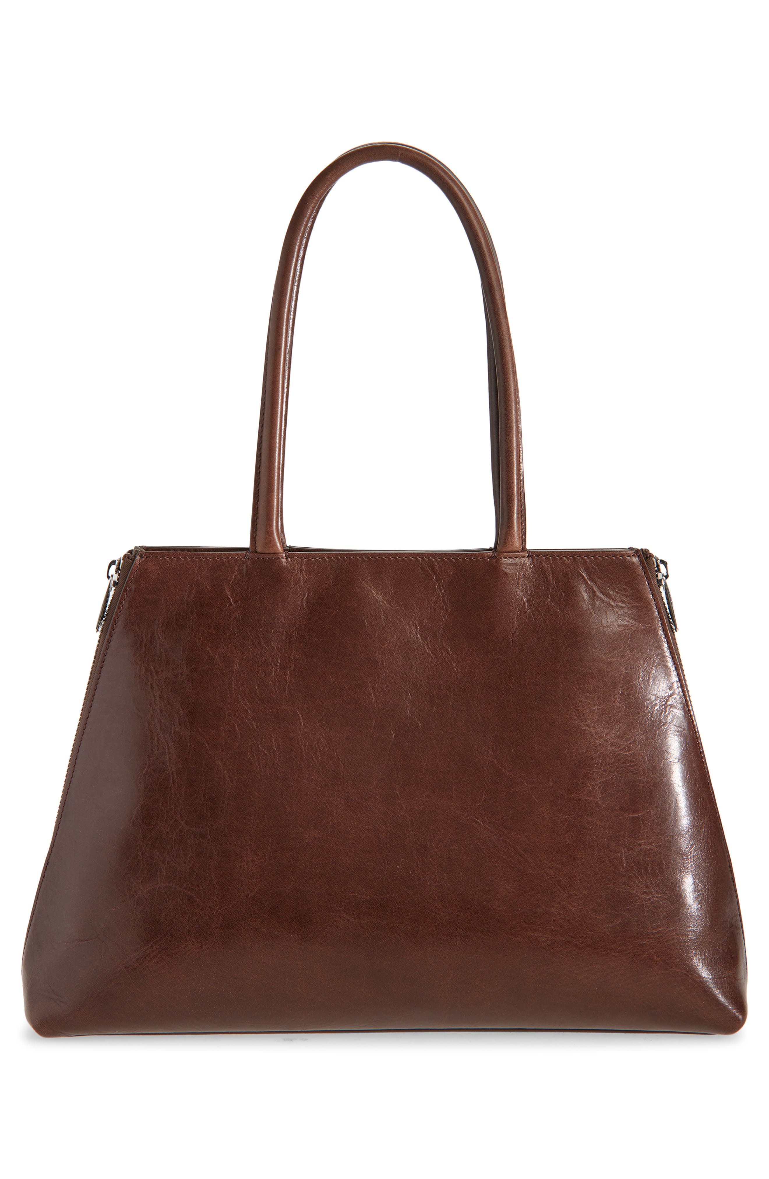 Data Leather Tote, Alternate, color, BRW BROWN