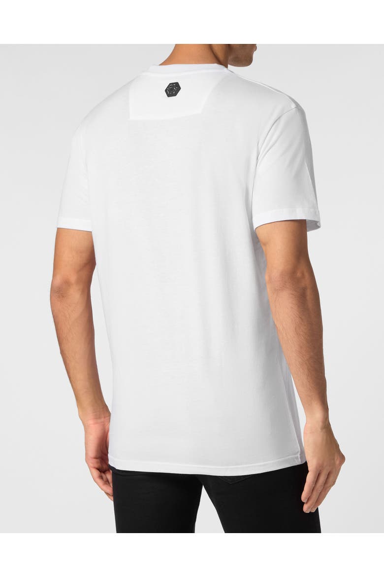 T-Shirt Round Neck Men, Alternate, color, white