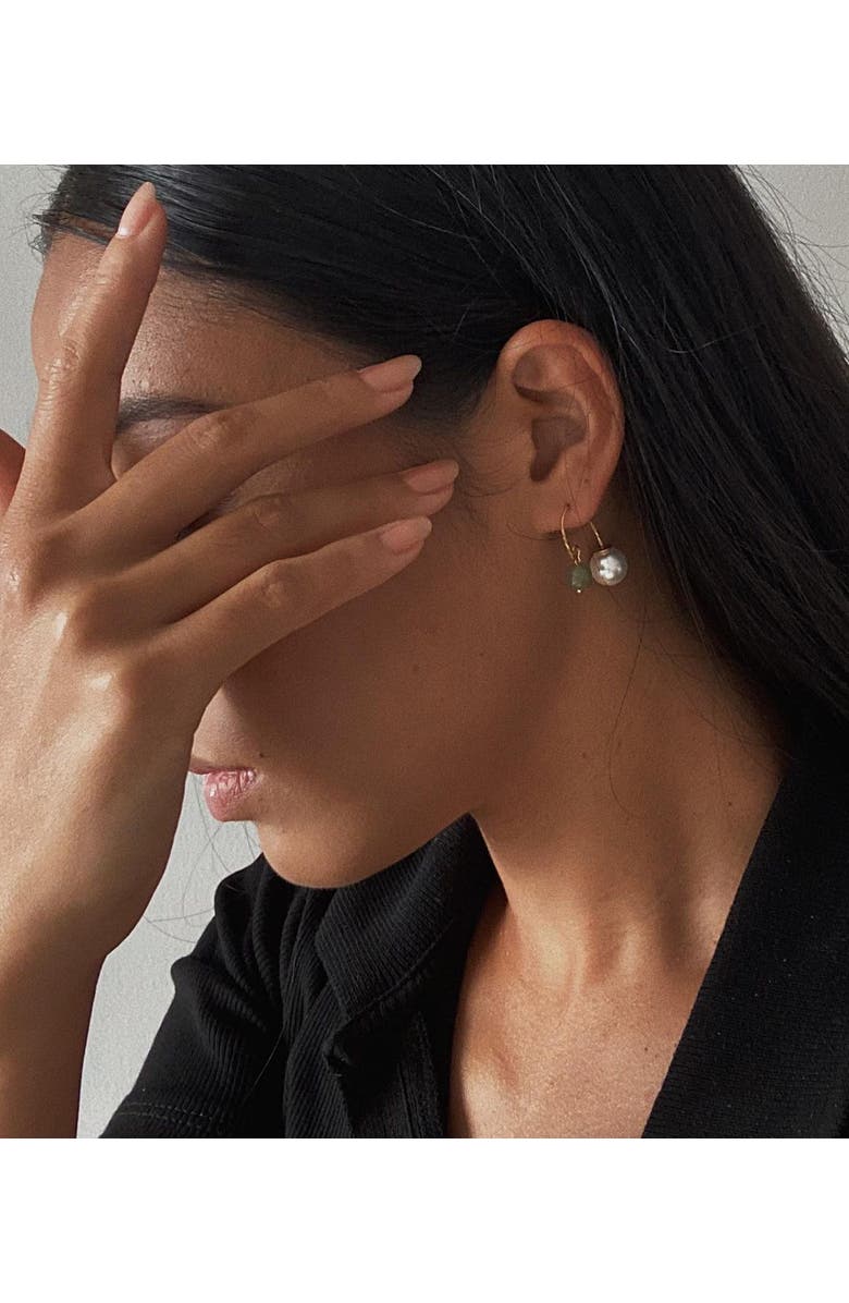 seree Ana Pearl jade thread earrings, Alternate, color, 