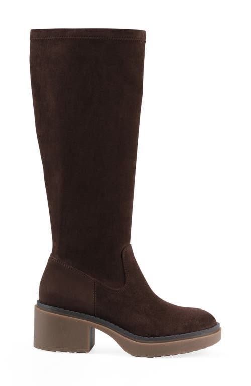 White Mountain Footwear Marcella Knee High Boot In Brown