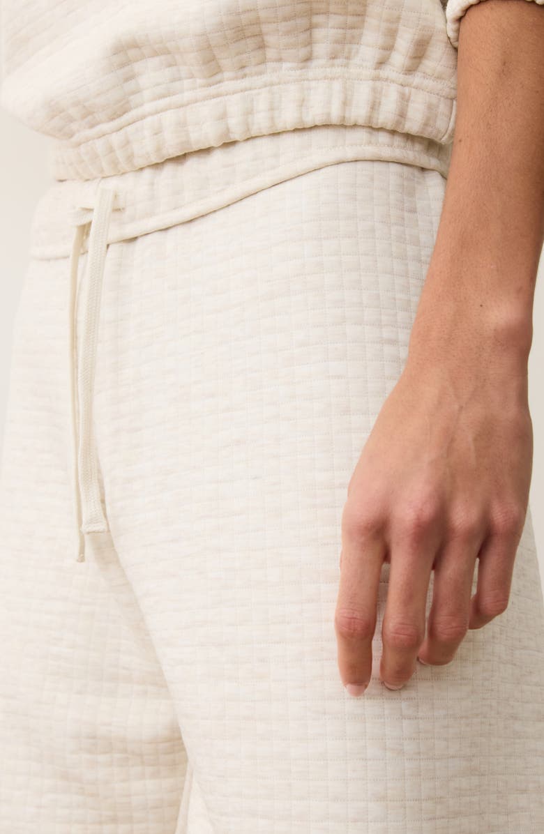 Marine Layer Corbet Quilted Joggers, Alternate, color, Oatmeal Heather