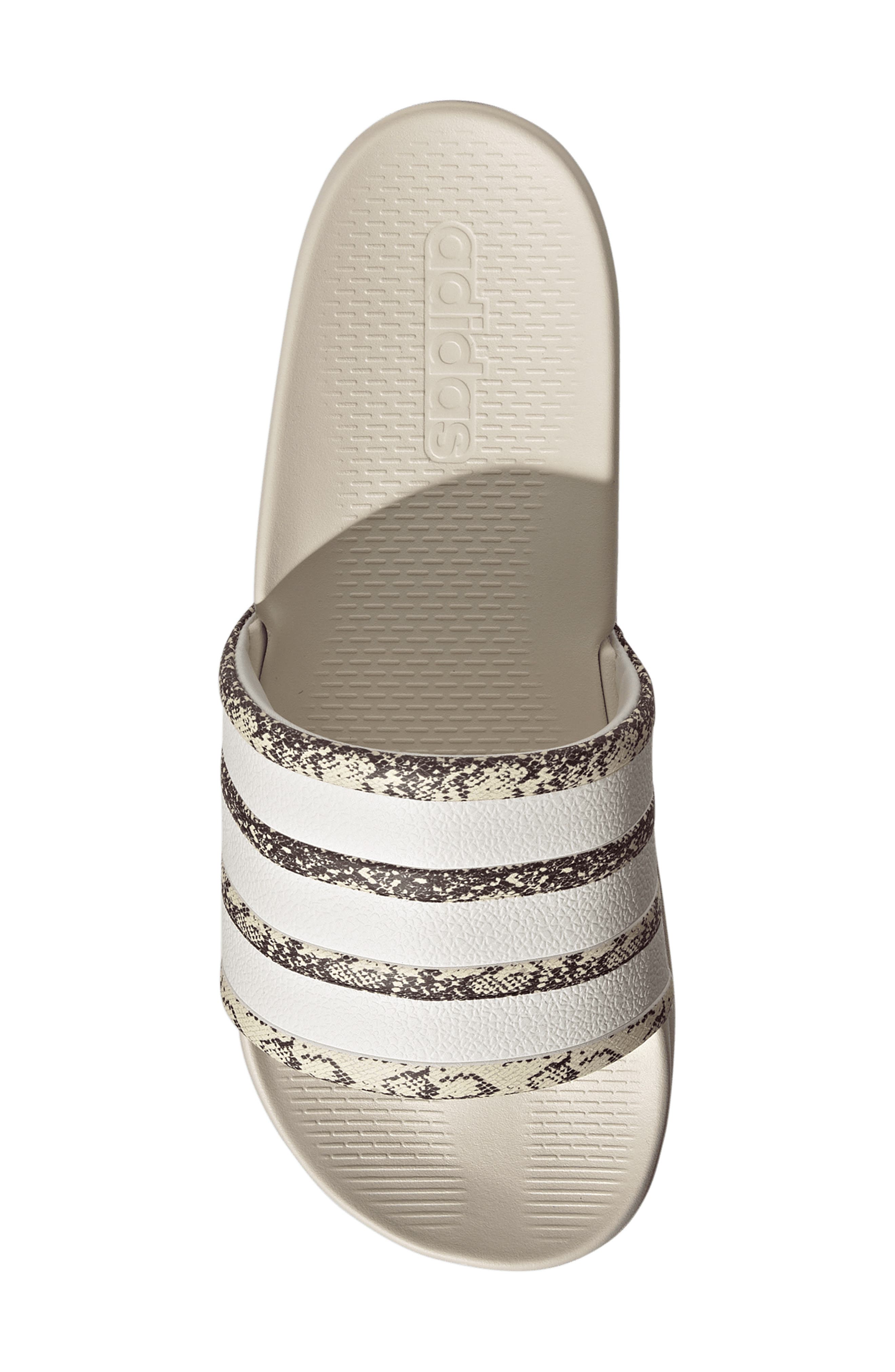Gender Inclusive Adilette Comfort 2.0 Slide Sandal, Alternate, color, CHALK WHITE/ CHALK WHITE
