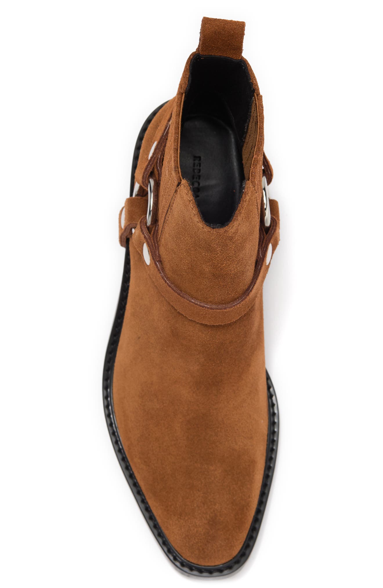 Jett Suede Harness Chelsea Western Boot, Alternate, color, RODEO
