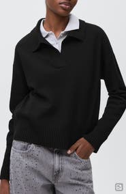 MANGO TEEN Johnny Collar Sweater