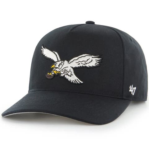 Men's '47 Black Philadelphia Eagles Hitch Adjustable Hat
