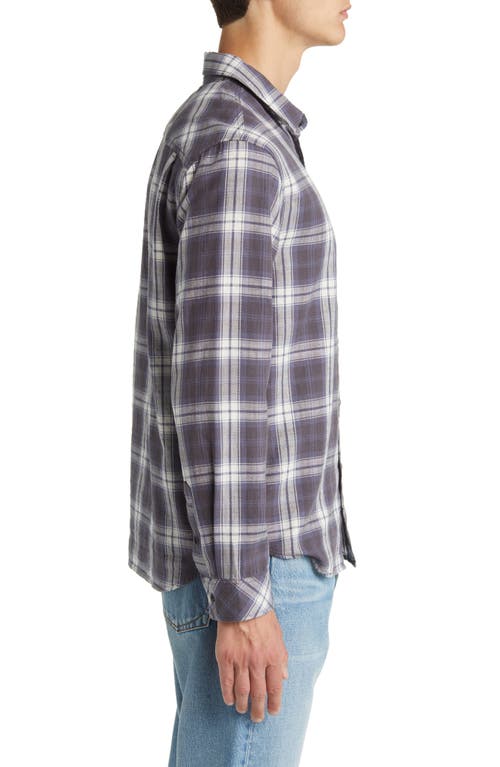 Rails Wyatt Plaid Button-up Shirt In Twilight Navy Cream