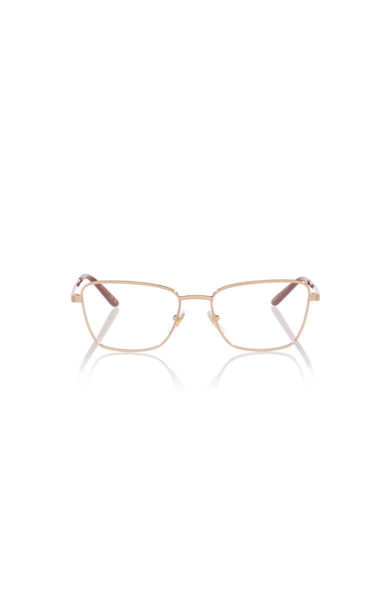 Gucci 53mm Cat Eye optical glasses, Alternate, color, Gold