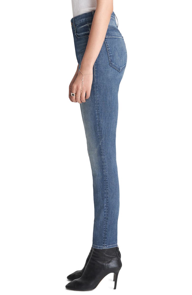 MOTHER The Looker High Waist Ankle Skinny Jeans, Alternate, color, 