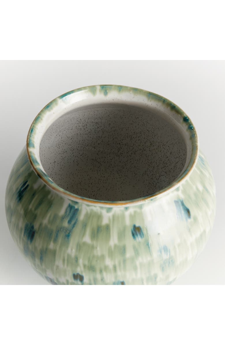Napa Home & Garden Brosse Grande Vase Small - Hand Painted - Green/Blue, Alternate, color, Blue