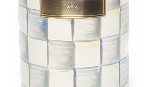 Mackenzie-childs Sterling Check Enameled Steel Utensil Holder