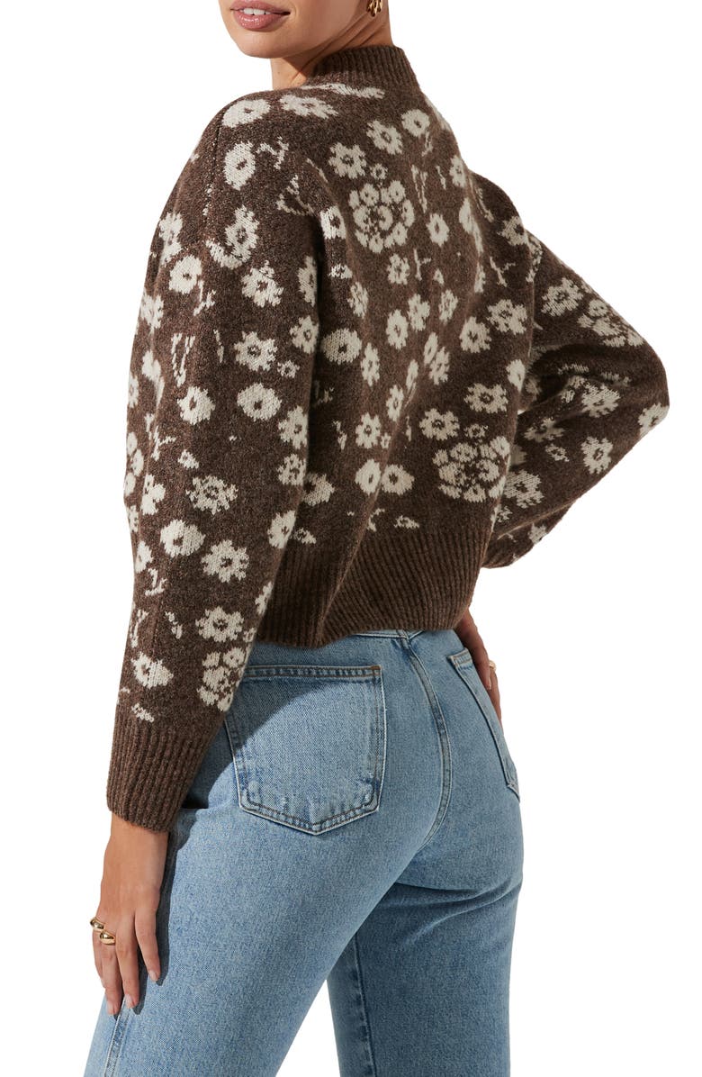 ASTR the Label Saira Floral Sweater, Alternate, color, 