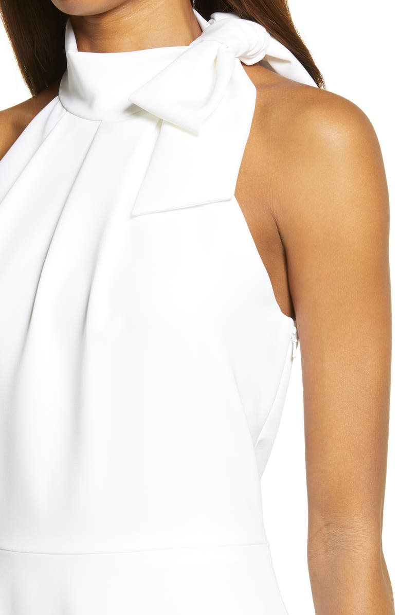 Black Halo Audrey Sleeveless Tie Neck Dress, Alternate, color,