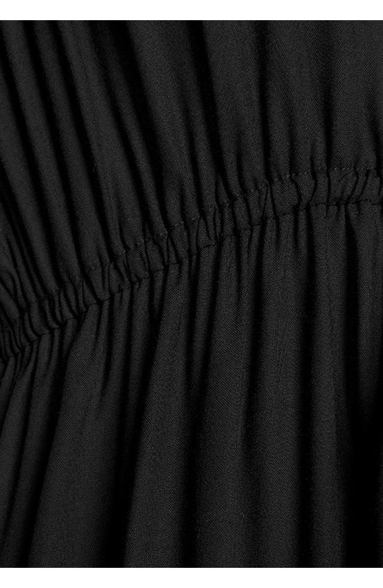 LASCANA Women's Short Sleeve Cover Up, Alternate, color, Black