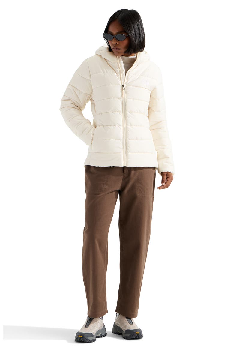 Aconcagua Water Repellent Hood Jacket, Alternate, color, WHITE DUNE