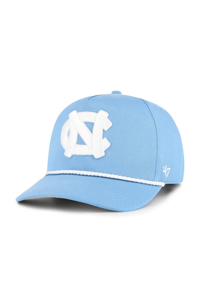 '47 Men's '47  Carolina Blue North Carolina Tar Heels Rope Hitch Adjustable Hat, Main, color, Light Blue