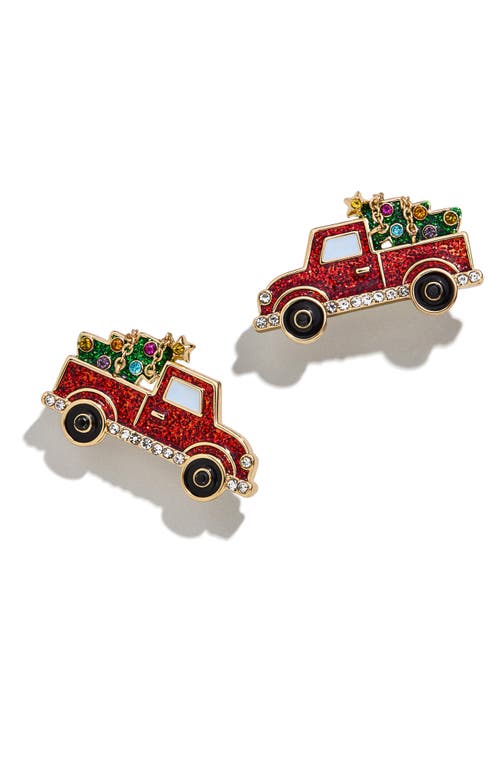 BaubleBar Driving Merry Home Stud Earrings in Multi 