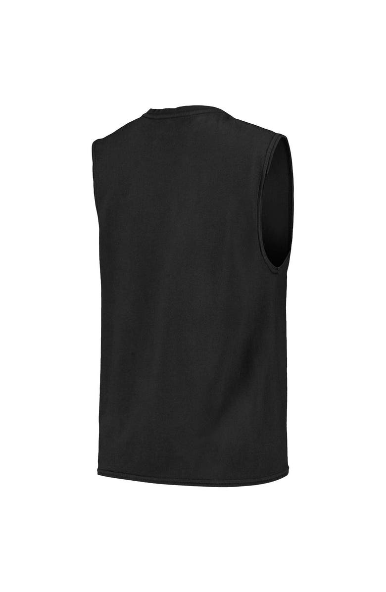 Majestic Threads Men
s Majestic Threads Black Colorado Rockies Softhand Muscle Tank Top, Alternate, color, Black