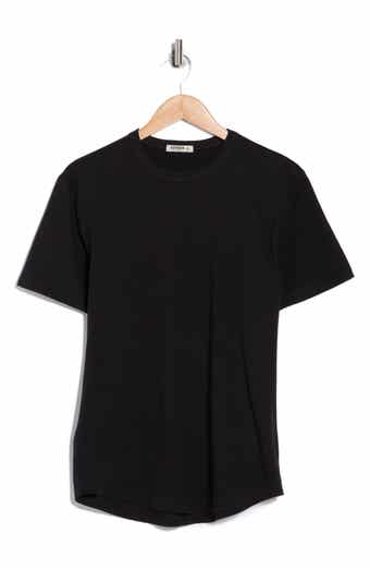 BUCK MASON Pima Cotton Curved Hem T-Shirt