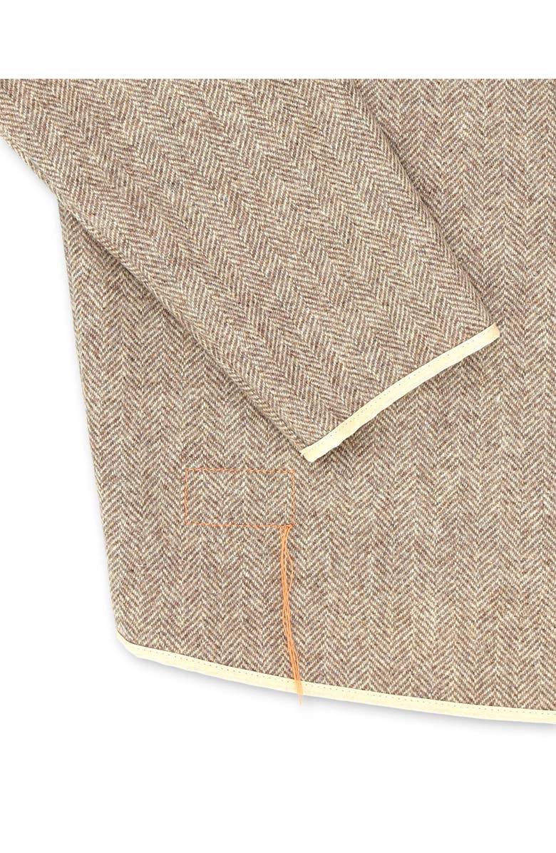 Fortela Herringbone Wool Jacket, Alternate, color, Beige