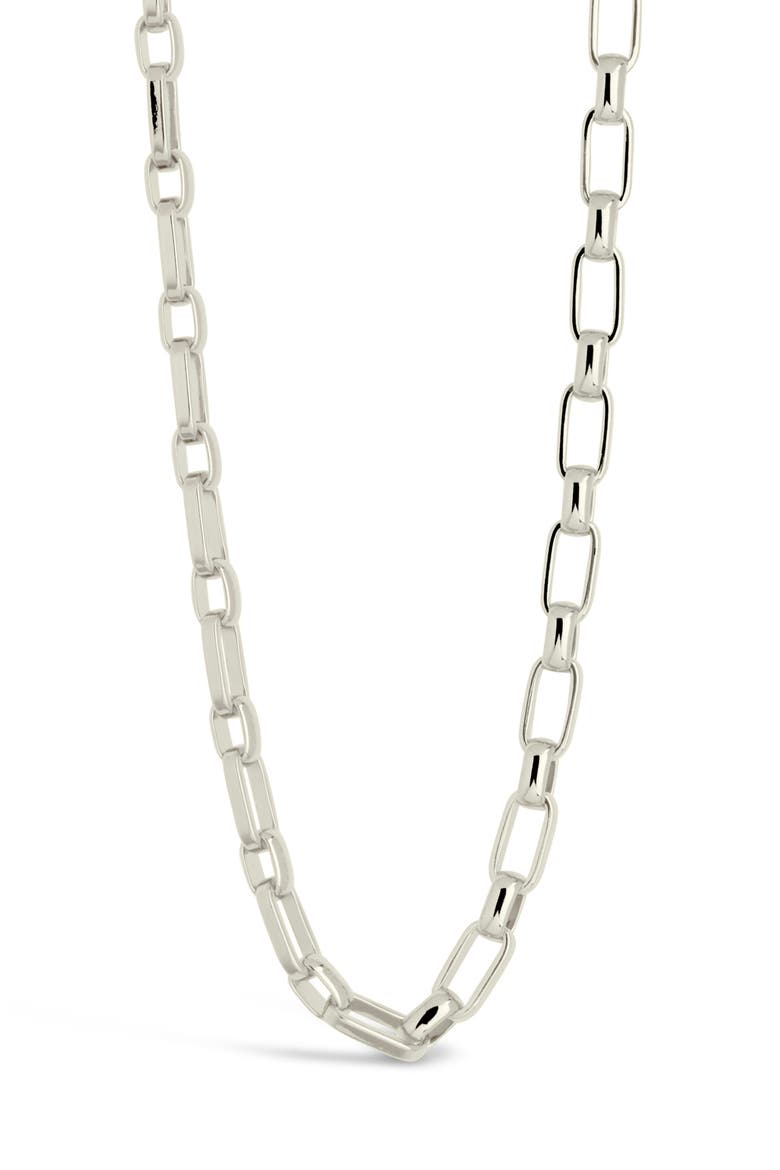 Elara Chain Necklace, Alternate, color, SILVER