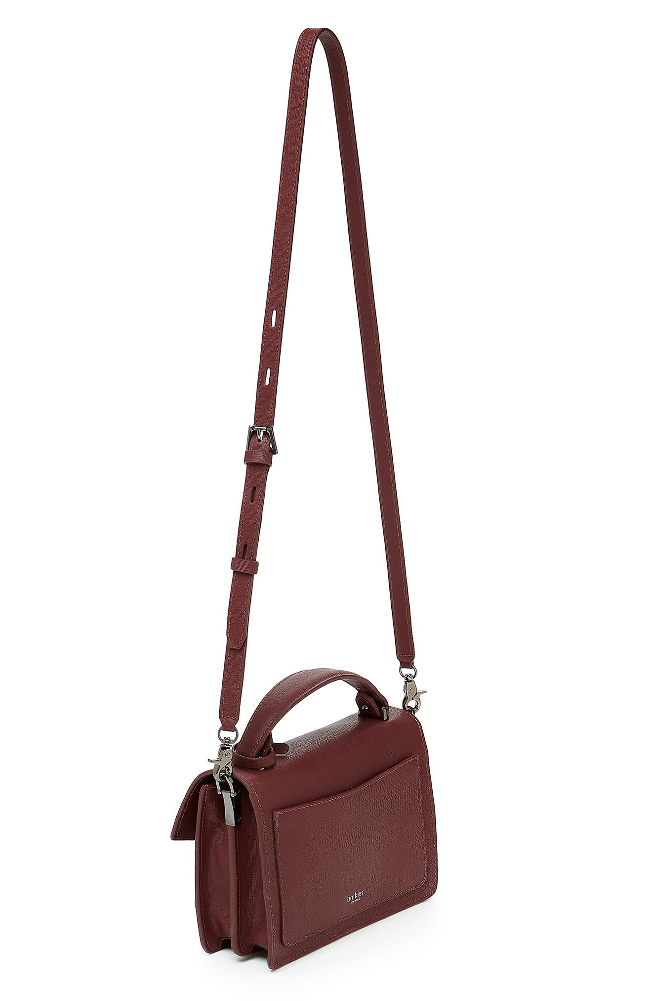 Cobble Hill Leather Crossbody Bag, Alternate, color, MALBEC