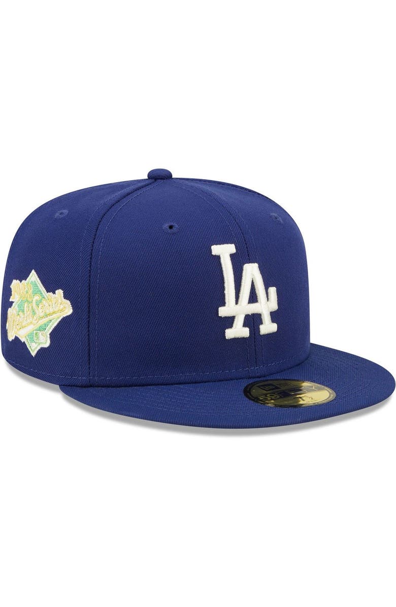 New Era Men's New Era Royal Los Angeles Dodgers 1988 World Series Champions Citrus Pop UV 59FIFTY Fitted Hat, Main, color, Royal