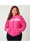 selected Pink Stripe Embroidered