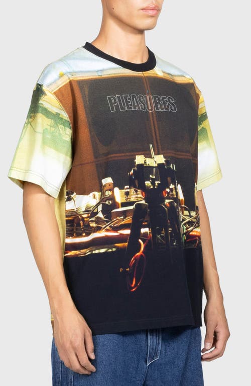 Pleasures X Boiler Room Venue Print Oversize Cotton T-shirt In Multi