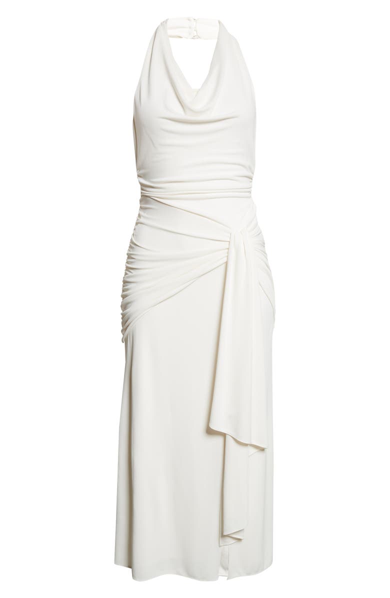 Cinq à Sept Kaia Halter Midi Dress, Alternate, color, Ivory