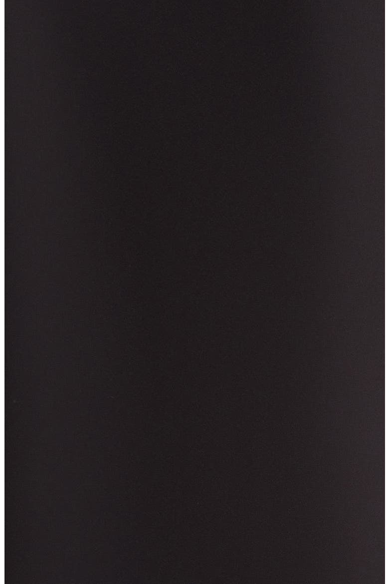 Crêpe de Chine Tie Neck Blouse, Alternate, color, ANNE BLACK