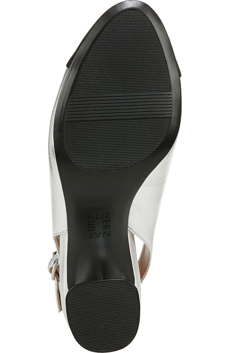 Naturalizer Sophie Slingback Pump, Alternate, color, Silver / Black