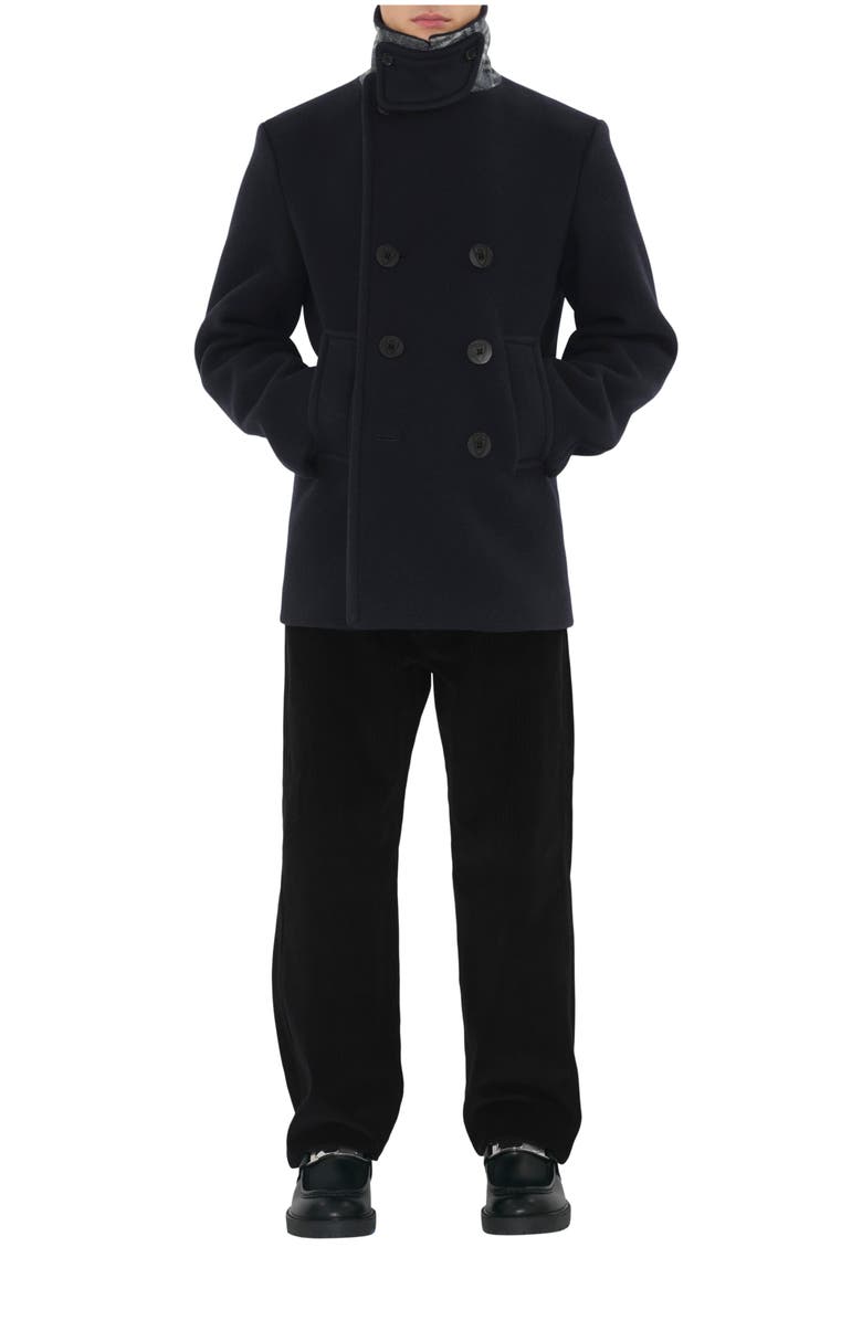 Burberry Wool Pea Coat, Main, color, 