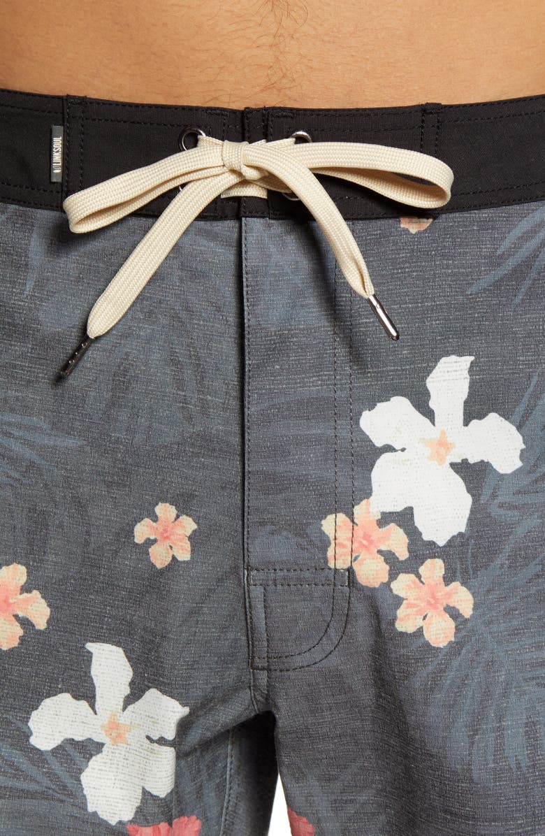 Linksoul Floral Print Board Shorts, Alternate, color, 