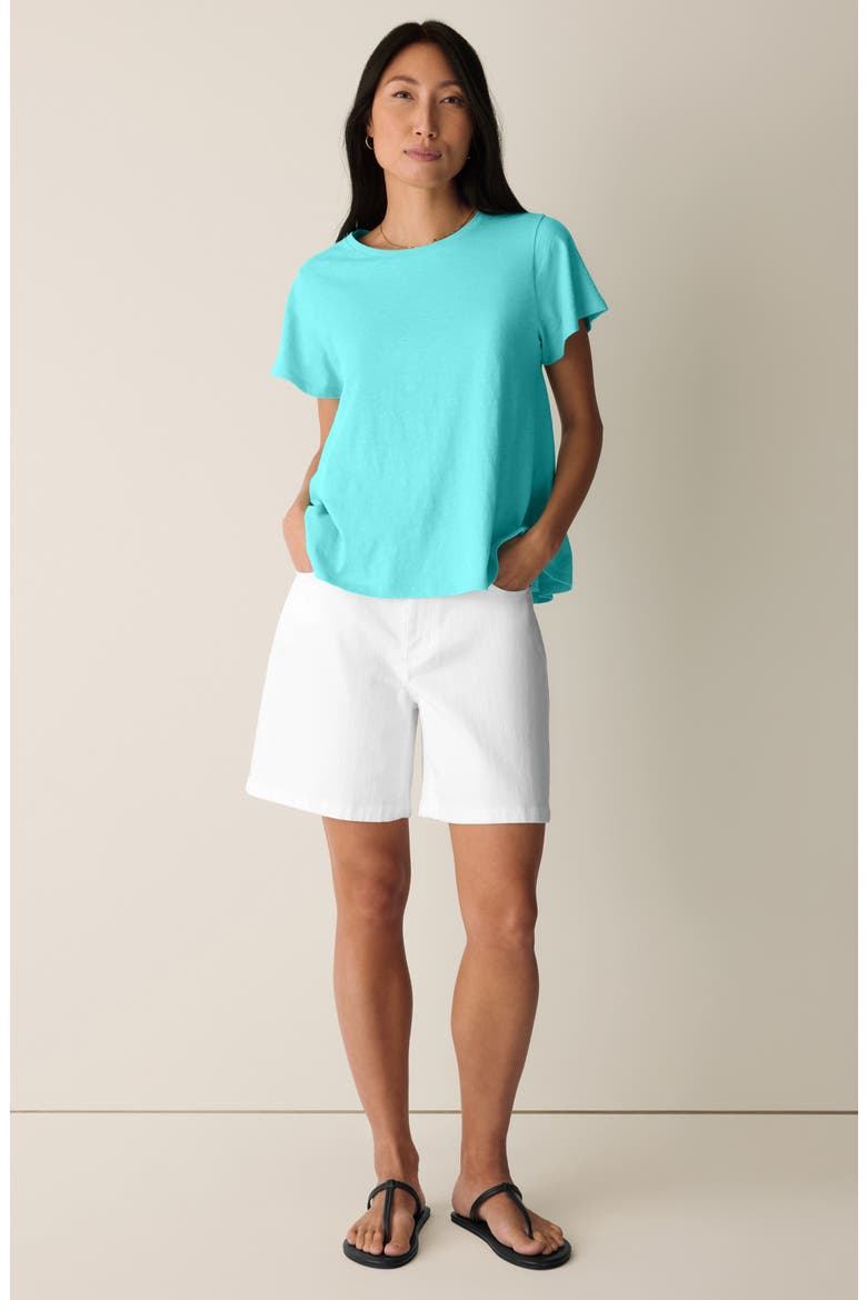 Crewneck Top, Alternate, color, AQUA