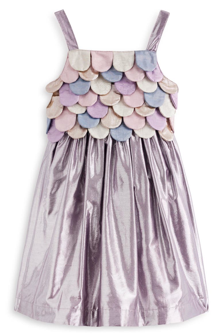 toddler metallic dress Dreaming Kids Red Metallic Dress