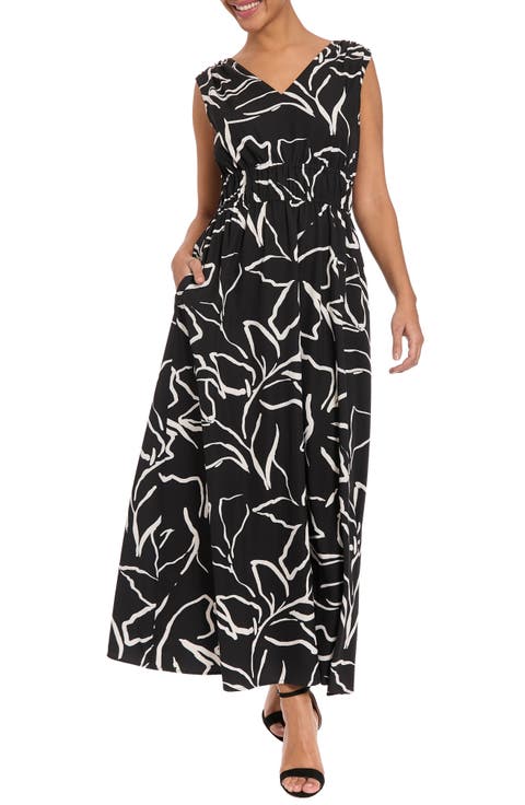 Shirred Maxi Dress