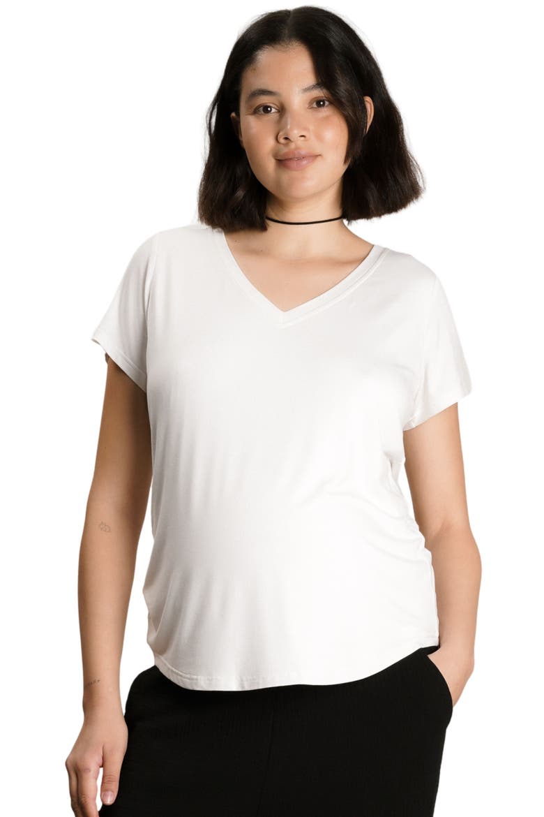 The Maternity & Nursing Tee, Main, color, White