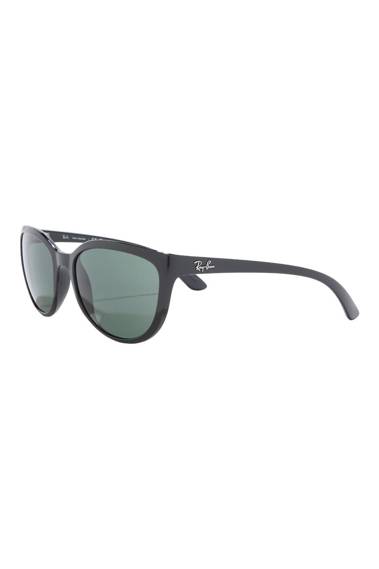 59mm Square Sunglasses, Alternate, color, BLACK