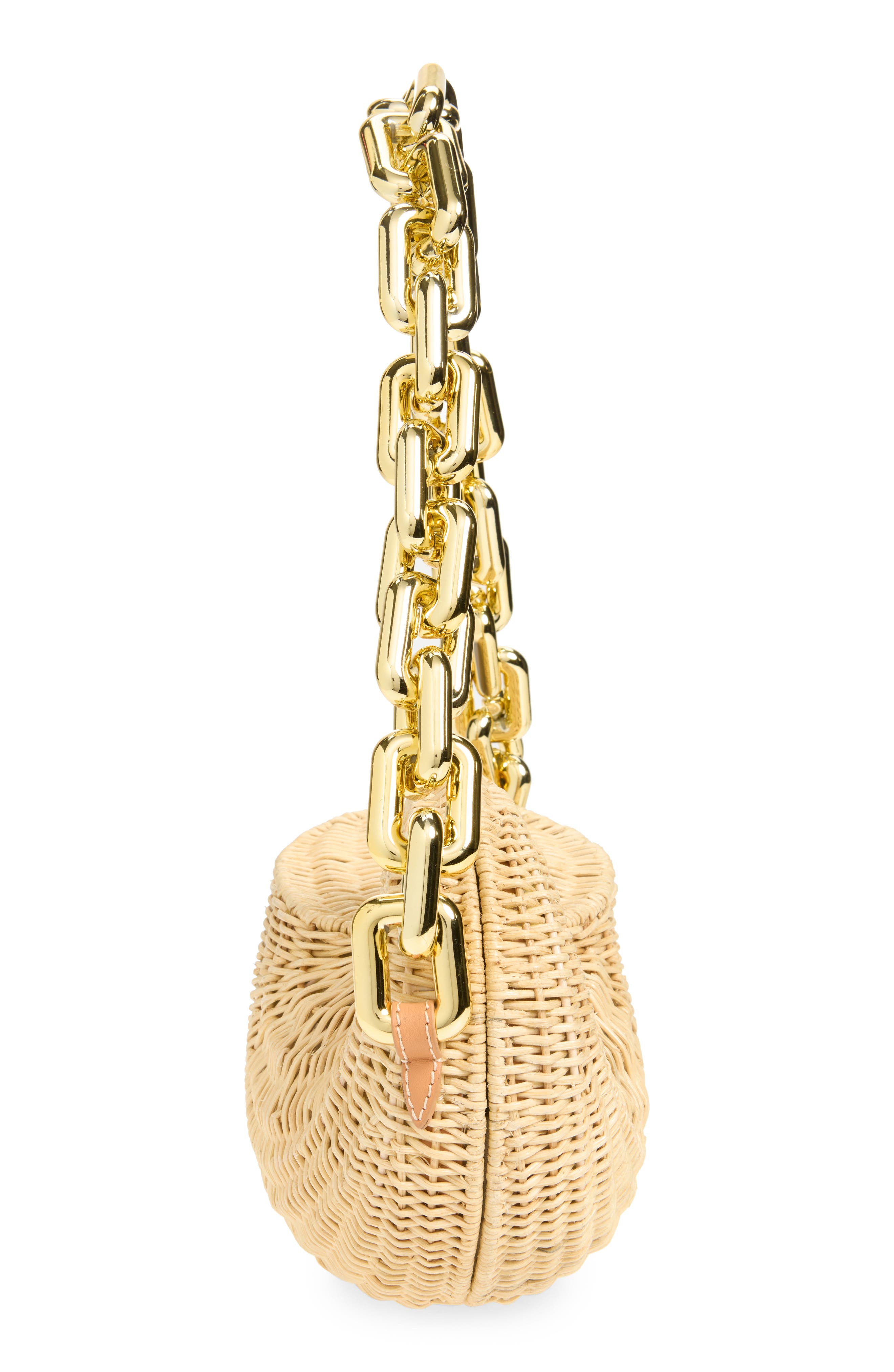 POOLSIDE The Anna Conch Handbag, Alternate, color, Natural