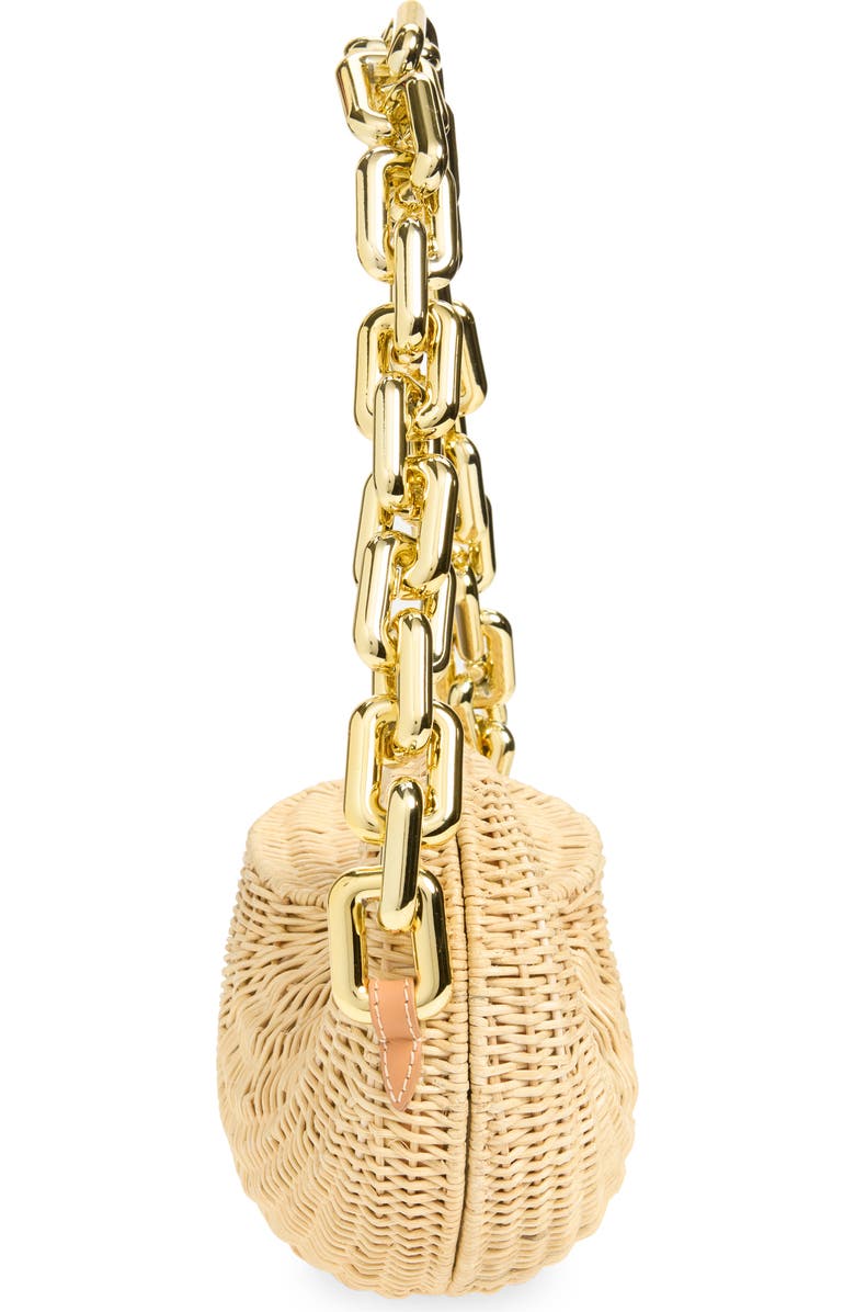 POOLSIDE The Anna Conch Handbag, Alternate, color, Natural