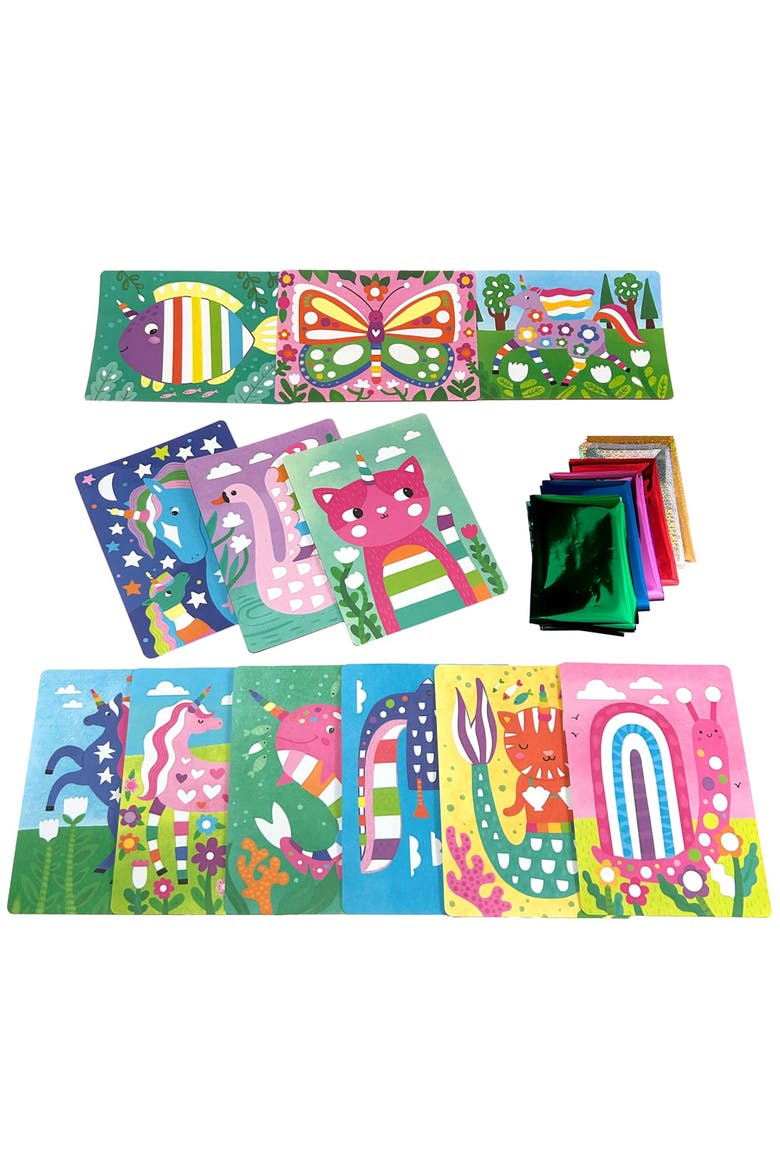 Foiltastic Foil Art and Coloring Set, Diy Craft, Alternate, color, Multicolored
